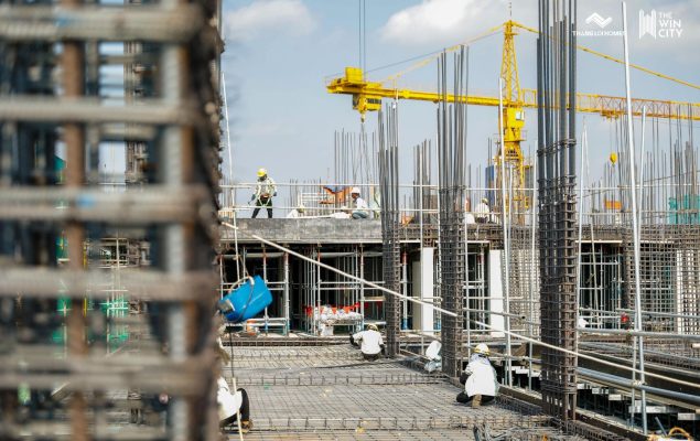 Đảm bảo an toàn lao động tại công trường The Win City