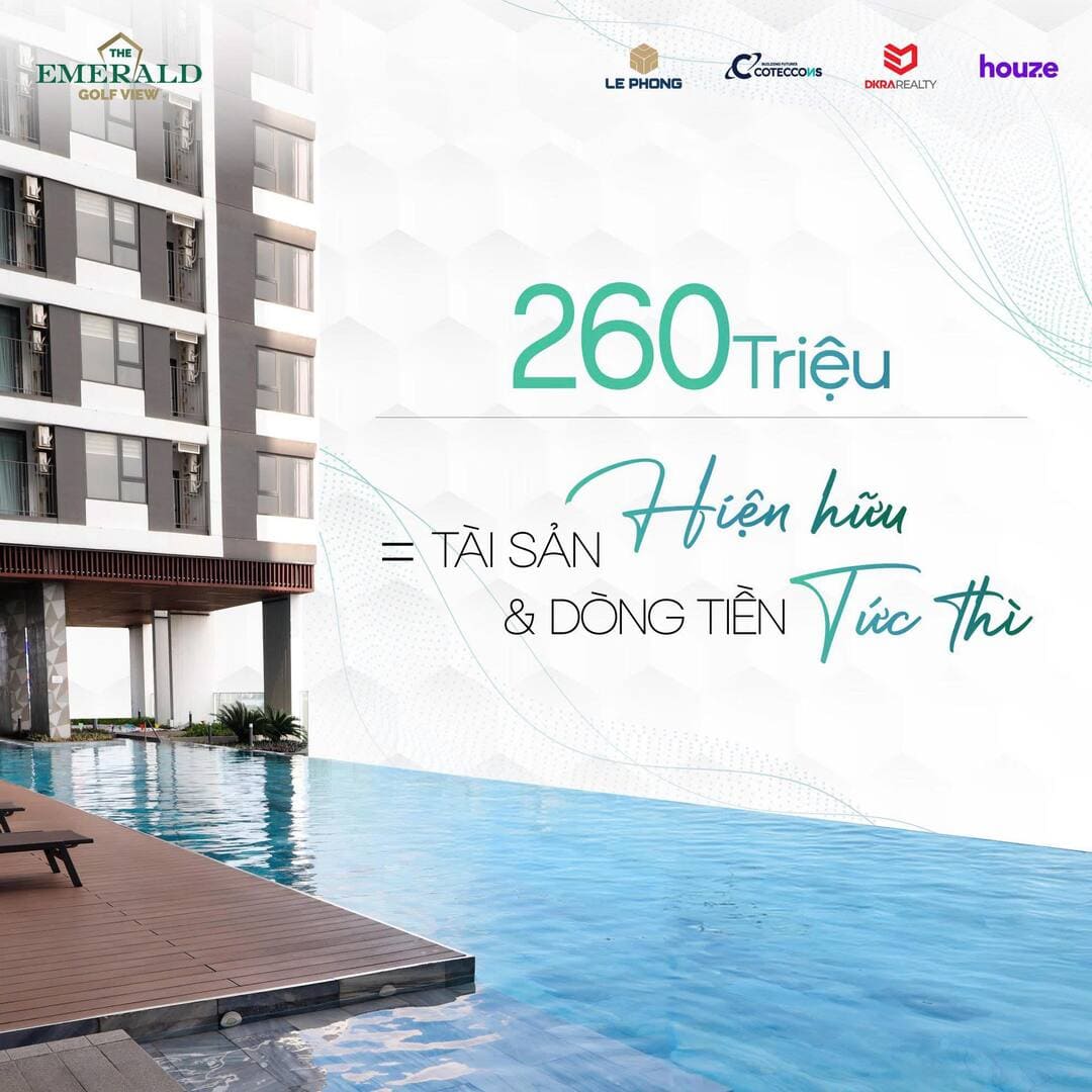 Phân tích cơ hội đầu tư căn hộ dòng tiền tại The Emerald Golf View năm 2026