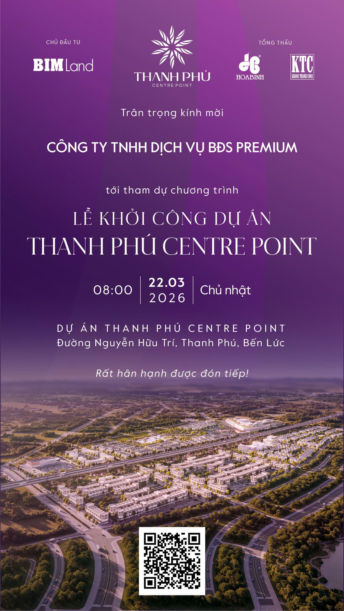 Lễ khởi công dự án Thanh Phú Centre Point năm 2026