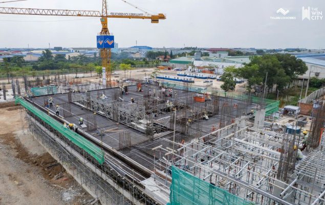 Tiến độ thi công dự án The Win City đảm bảo chất lượng và an toàn