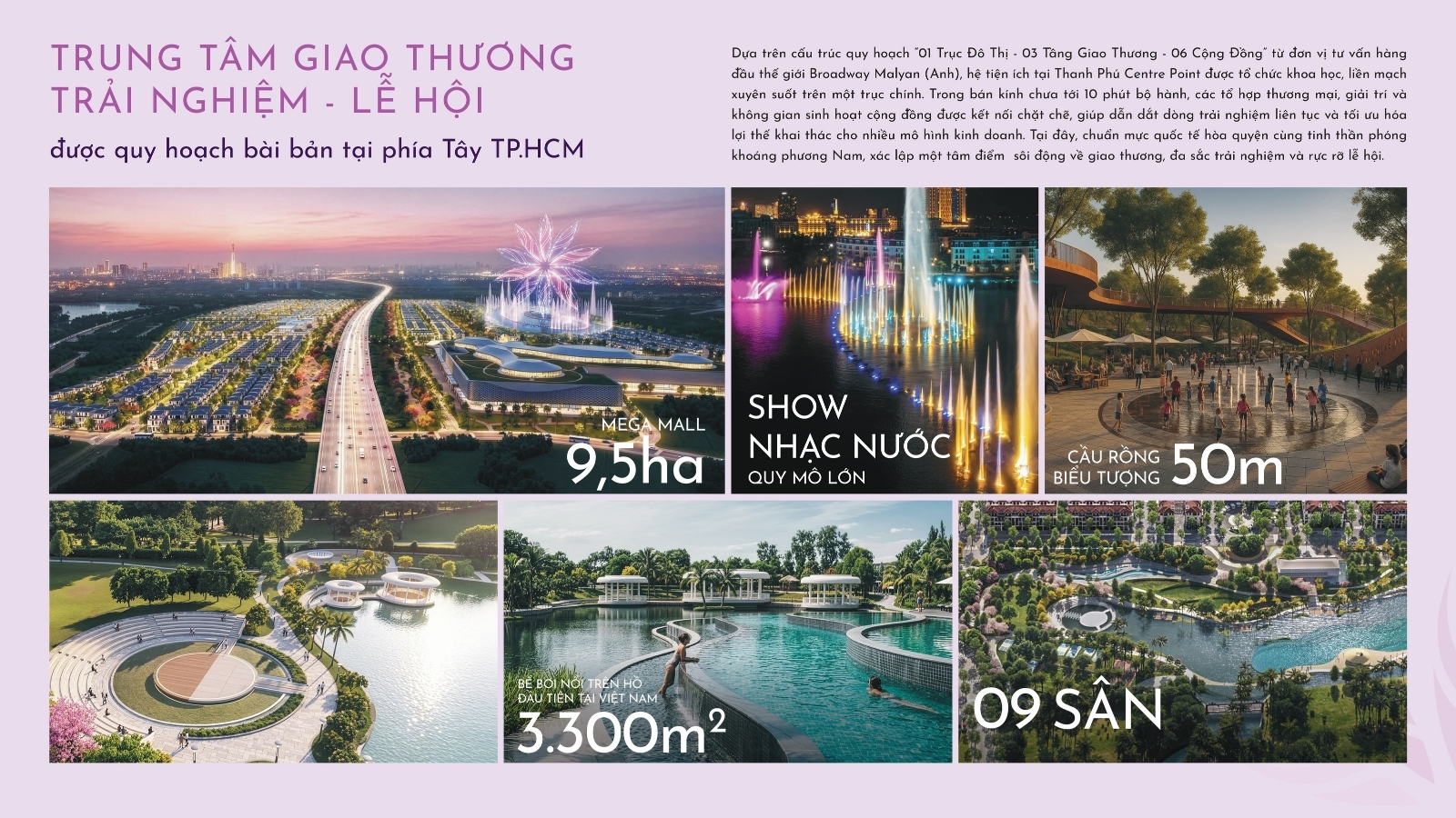 Hệ thống tiện ích nội khu đa dạng với công viên và khu vui chơi tại BIM Thanh Phú.