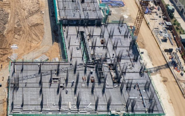 Toàn cảnh tháp C2.2 nhìn từ trên cao