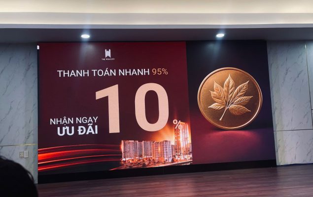 Chính sách thanh toán 10% sở hữu căn hộ The Win City