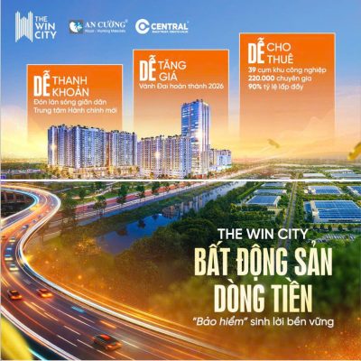 3 dễ từ bất động sản dòng tiền hot khu Tây Sài Gòn tại The Win City