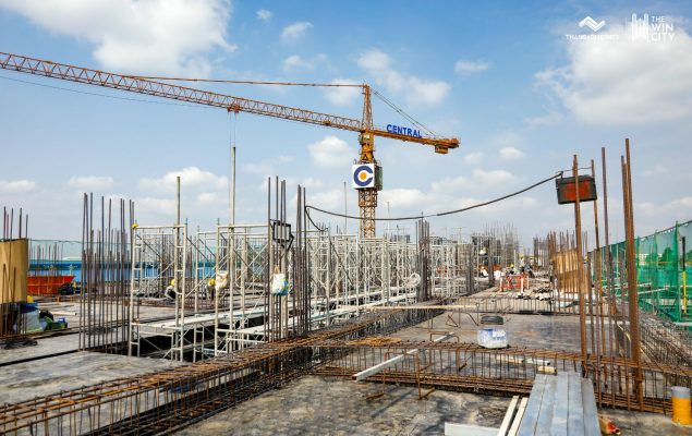 Tiến độ hoàn thiện các tầng tại dự án The Win City