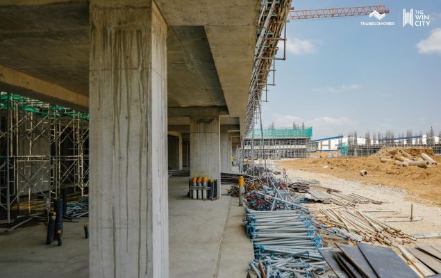 Hạ tầng giao thông nội khu dự án The Win City đang được triển khai