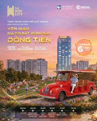 Sự kiện Vén màn giá trị bất động sản dòng tiền tại The Win City