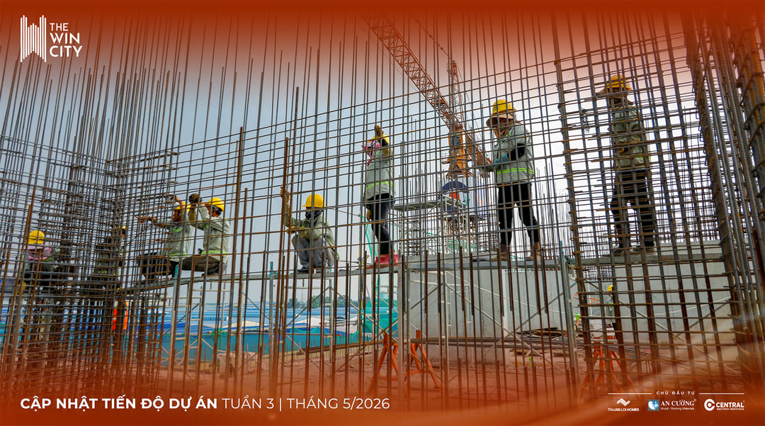 Tiến độ thi công phân khu VIC 1 dự án The Win City