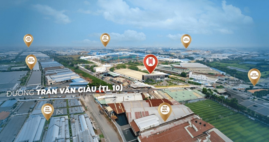 Vị trí đắc địa tâm điểm kết nối thủ phủ khu công nghiệp của The Win City
