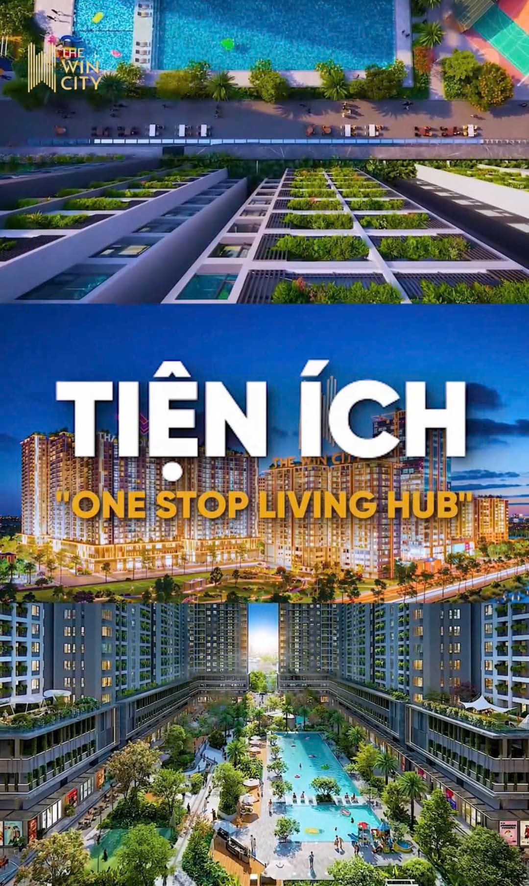 Hệ thống tiện ích nội khu đẳng cấp tại tháp Victory Hermes dự án The Win City