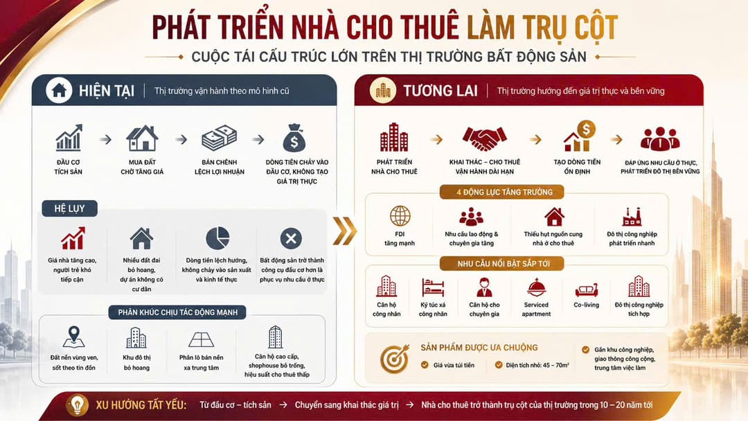 Xu hướng nhà cho thuê tại các đô thị hiện đại đáp ứng nhu cầu thực của thị trường