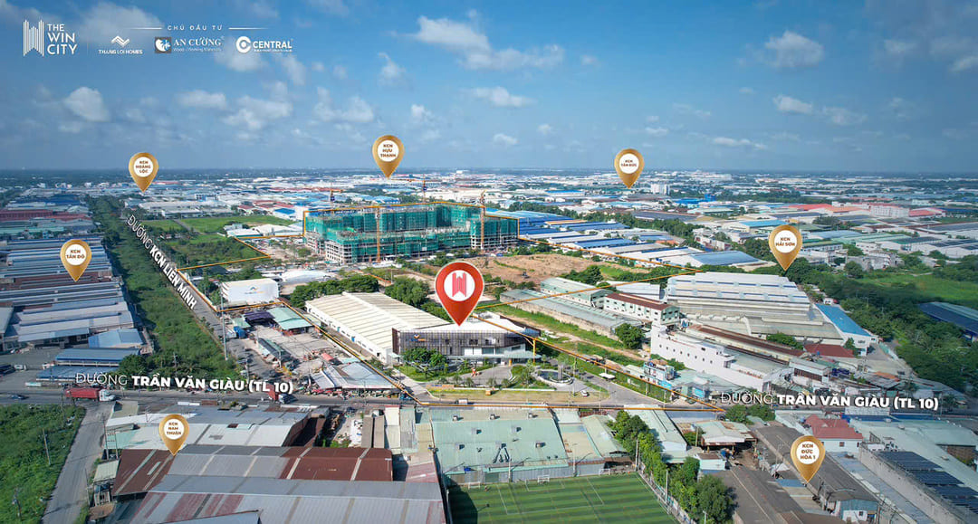Toàn cảnh vị trí chiến lược kết nối giao thông và chuỗi KCN xung quanh The Win City