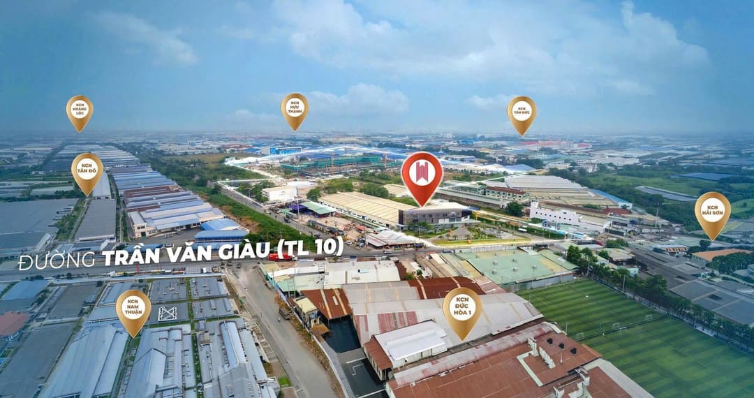 Phối cảnh dự án The Win City tọa lạc mặt tiền Tỉnh Lộ 10