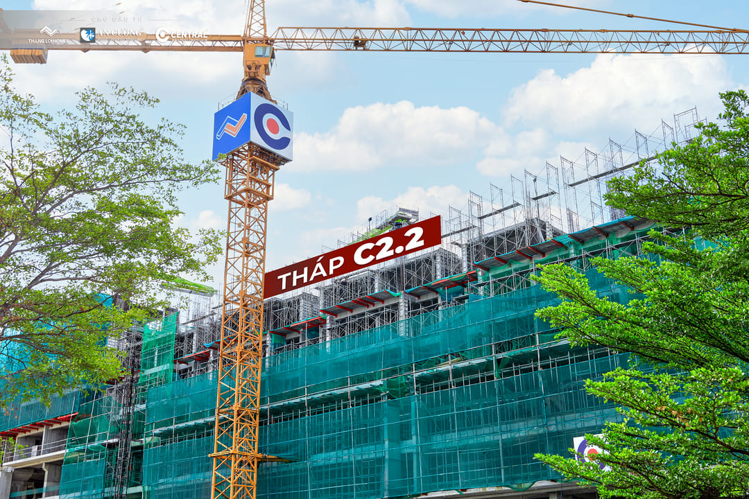Công nghệ thi công hiện đại từ tổng thầu Central tại công trường The Win City