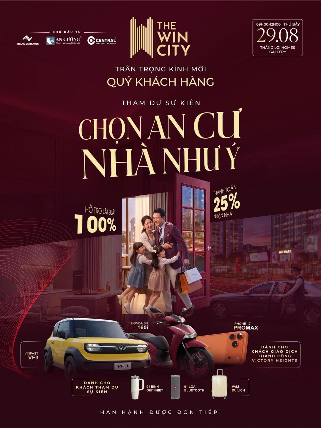 Sự kiện Chọn An Cư Nhà Như Ý tại dự án The Win City phân khu Victory Heights