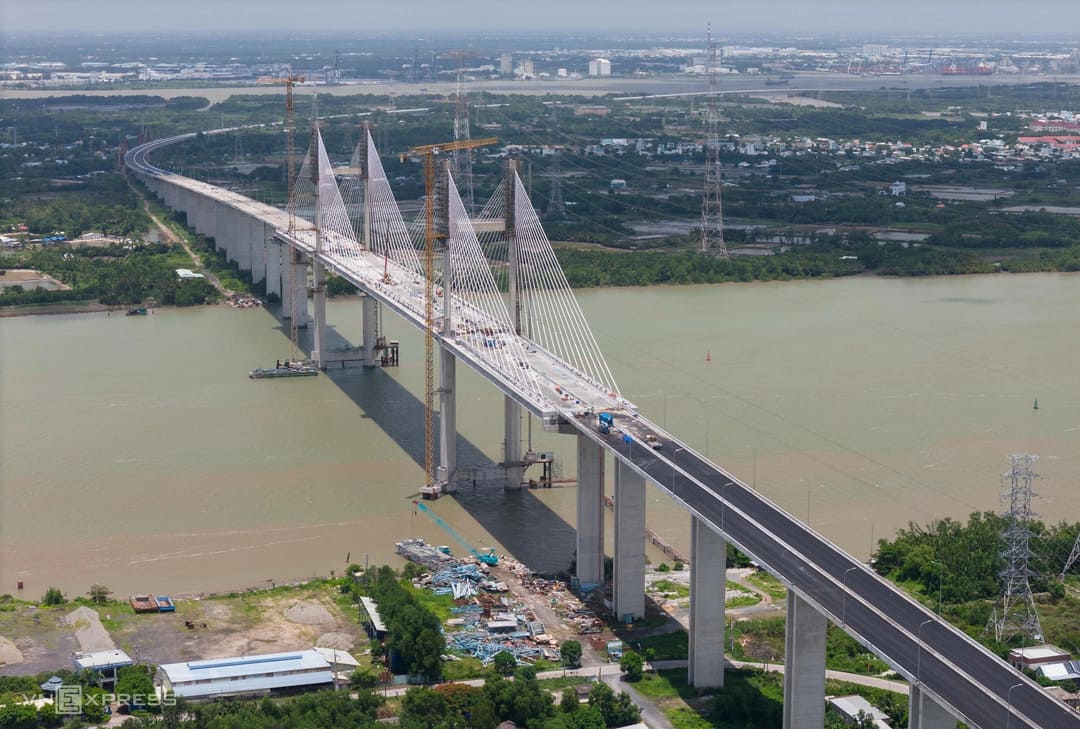 Toàn cảnh nhịp cầu Phước Khánh hoàn thành kết nối thông suốt hai bờ