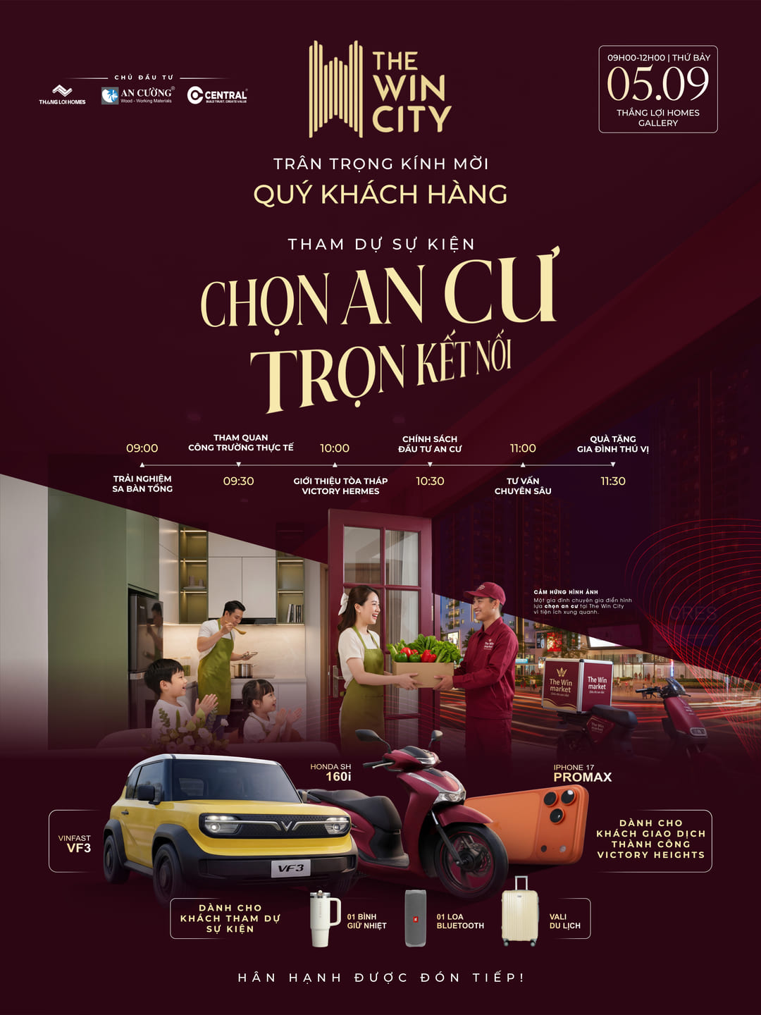 Sự kiện Chọn An Cư Trọn Kết Nối tại dự án The Win City
