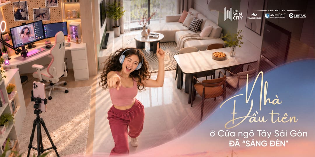 Không gian sống thực tế tại căn hộ The Win City sẵn sàng đón cư dân
