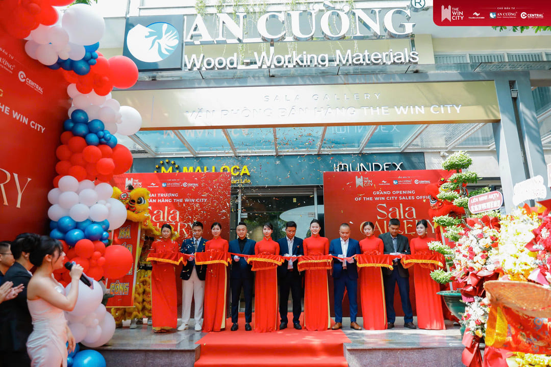 Nghi thức cắt băng khánh thành Sala Gallery trang trọng và chuyên nghiệp