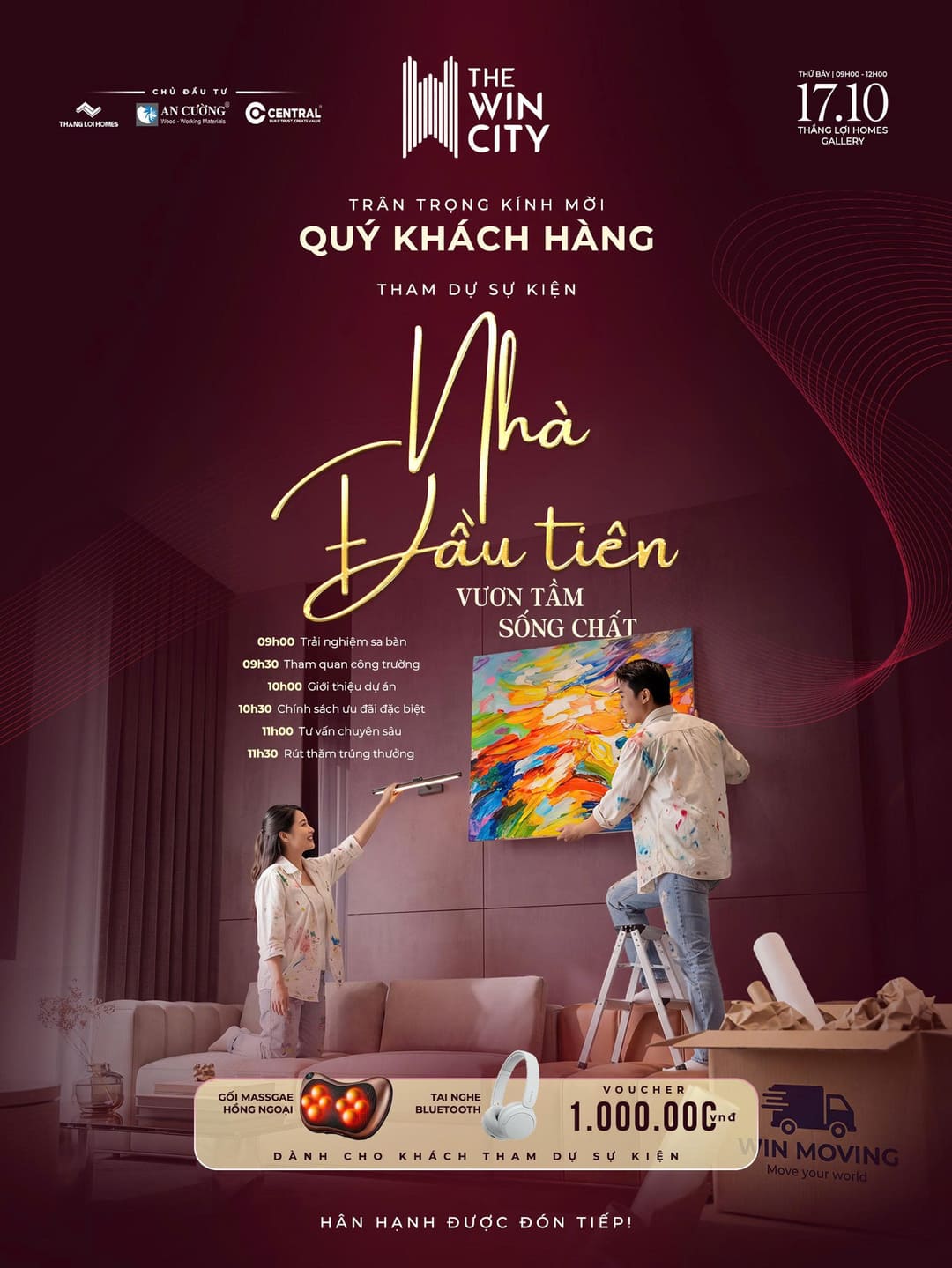 Sự kiện Nhà Đầu Tiên – Vươn Tầm Sống Chất tại The Win City ngày 17/10/2026